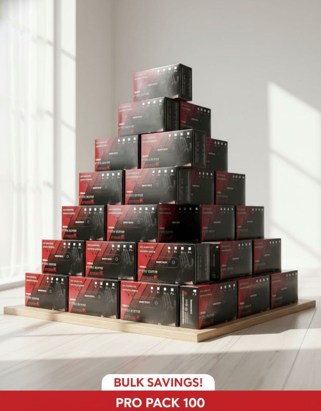 10,000- 8mil Diamond Textured Disposable Nitrile Gloves (100 Boxes)